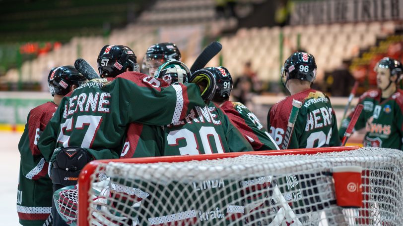 Der HEV konnte nach dem Sieg gegen Herford das Playoff-Heimreicht feiern (Archivbild).