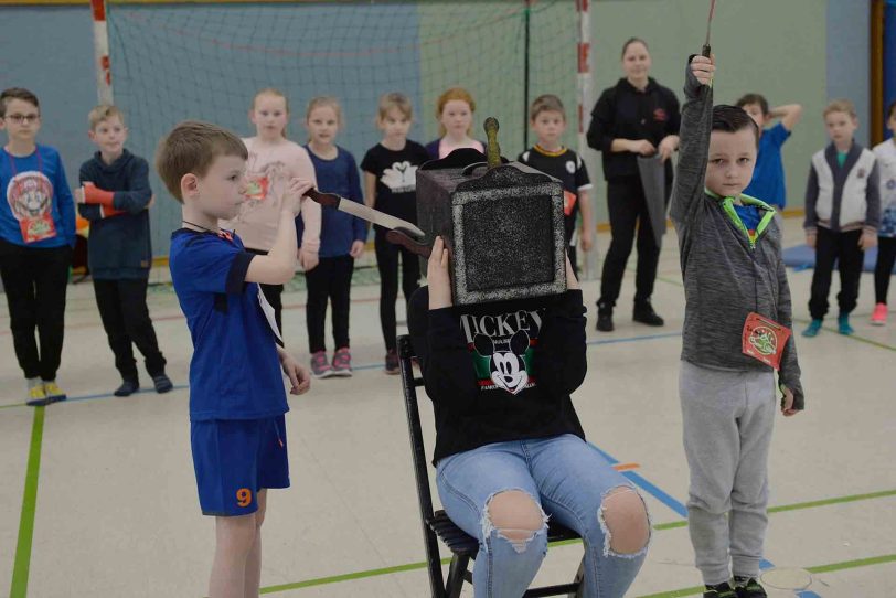 Zirkus Projektwoche an der Kolibri Schule.