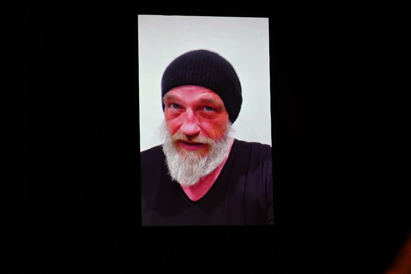 Sträter übermittelte eine Videobotschaft