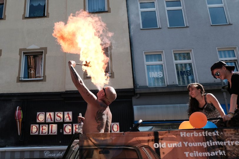 Cranger Festumzug 2018 vor der Christuskirche in Wanne-Mitte.