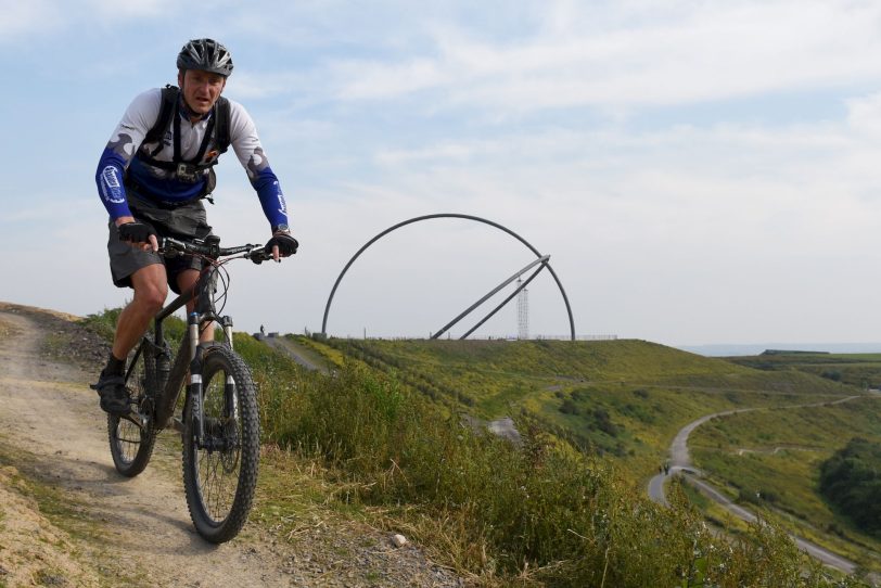 Eröffnung der Mountainbike-Strecken auf den Halden Hoheward und Hoppenbruch.