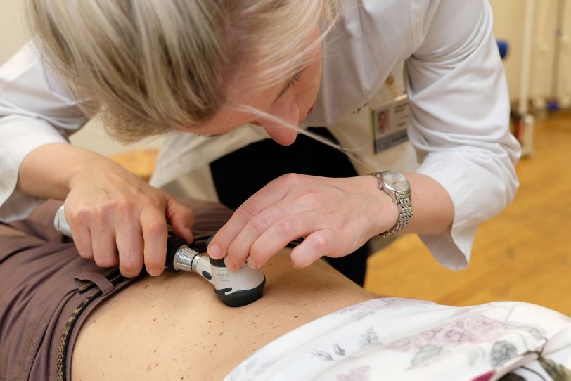 Das Haut-Screening gehörte zum ersten Mal zum Angebot der Gesundheitstag.