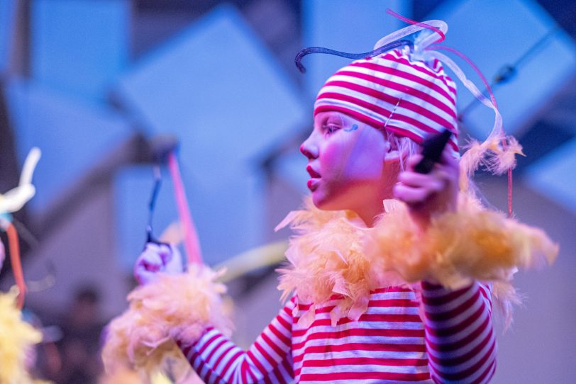 „Kuriosum“: Öffentliche Generalprobe beim Familiencircus Schnick-Schnack in Herne (NW), am Sonntag (16.06.2019).