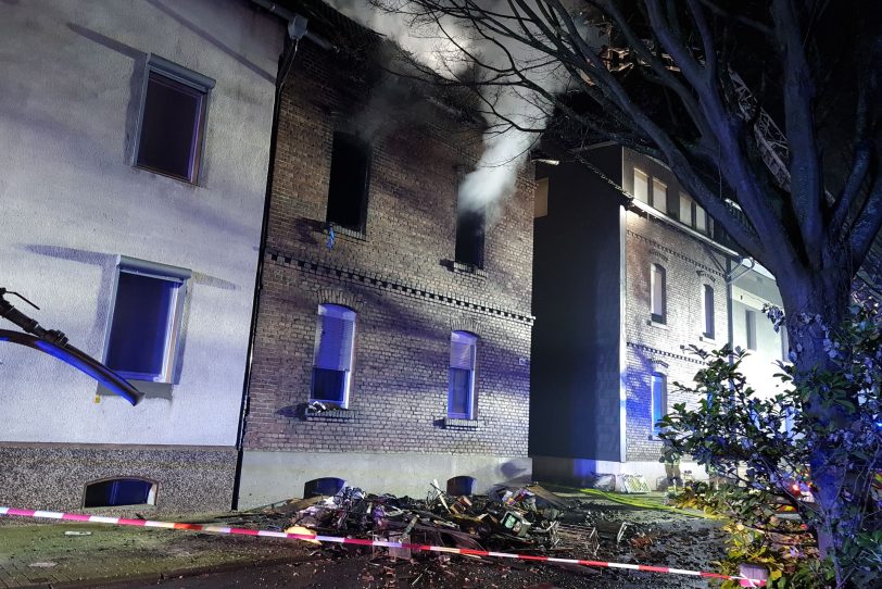 Wohnungsbrand an der Holper Heide.