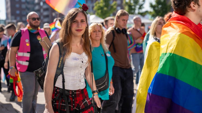 Der Christopher Street Day (CSD) am Samstag (21.9.2024) begann auf dem Europaplatz und zog anschließend durch die Stadt.