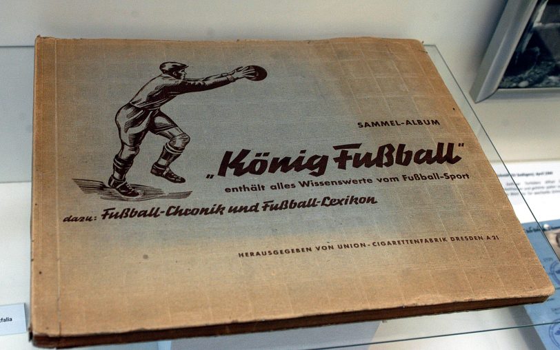 Ausstellung zur Herner Fußball-Geschichte.