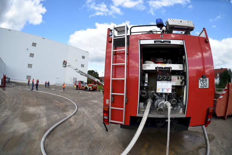 Jahresabschlussübung der Jugendfeuerwehr Herne