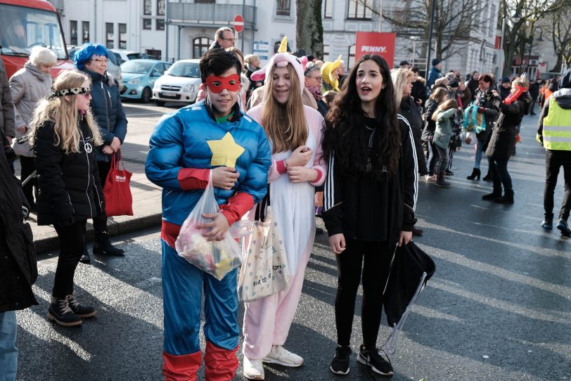 Impressionen vom Rosenmontagszug in Herne 2018.