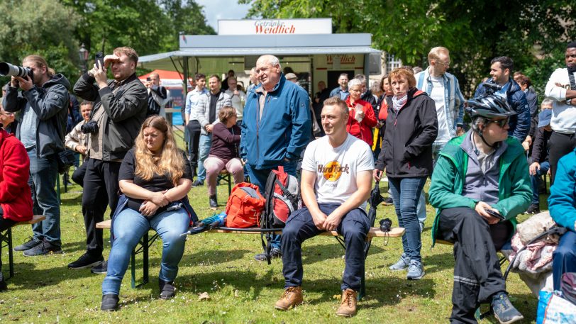 Die Bundesarbeitsministerin Bärbel Bas war der politische Stargast beim SPD-Familienfest am Sonntag (25.5.2025) im Park von Schloss Strünkede.