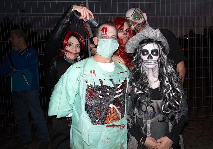 Halloween-Party im Wanner Stadtgarten.