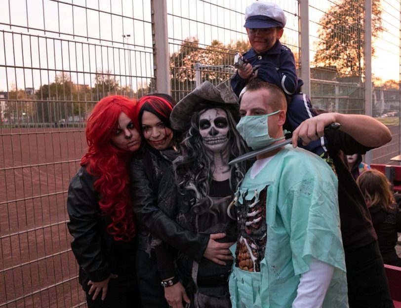Halloween-Party im Wanner Stadtgarten.