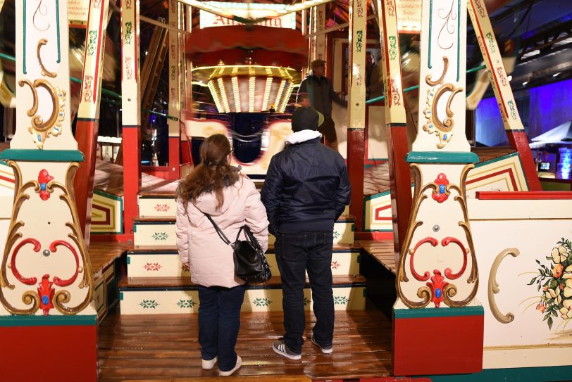 Bergfest Cranger Kirmes im Rahmen des historischen Jahrmarktes.