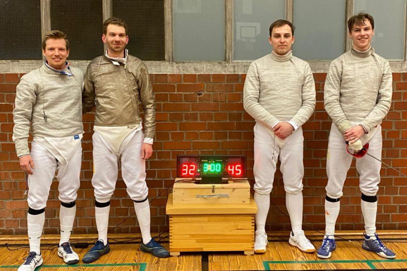 v.l. Jan Patrick Camus, Magnus de Witt, Dmitriy Borisov, Alessio Witzke