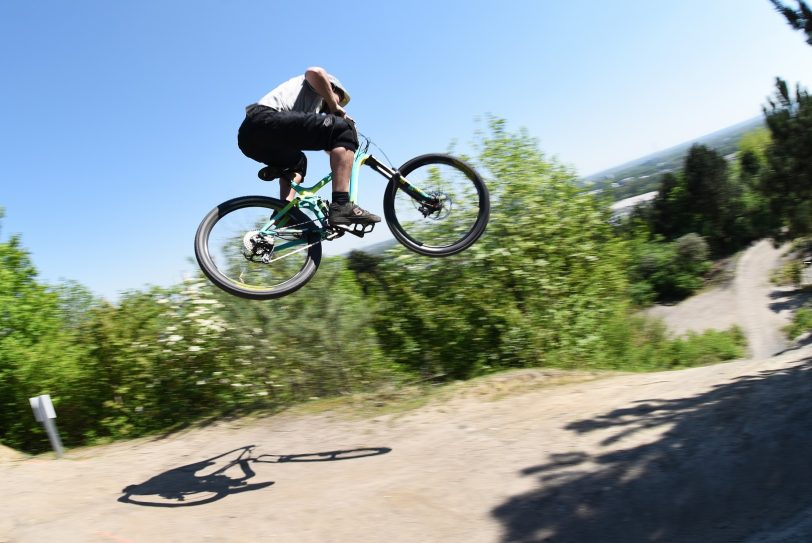 Freerider in der Luft.