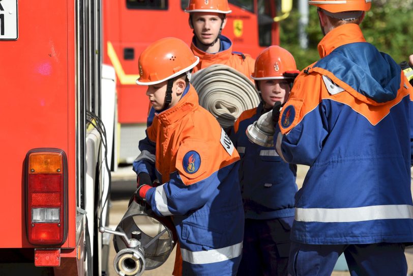 Jahresabschlussübung der Jugendfeuerwehr Herne
