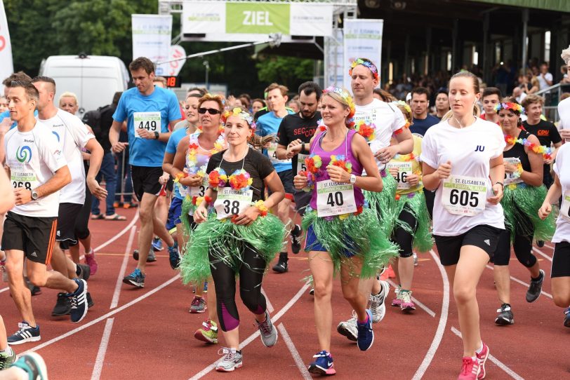 St. Elisabeth Firmenlauf 2017. Aufgrund der aktuellen Situation findet der Lauf auch in diesem Jahr nicht statt.