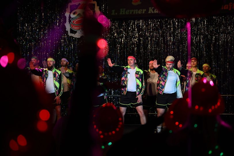 Auftritt der Herren-Showtanzgruppe