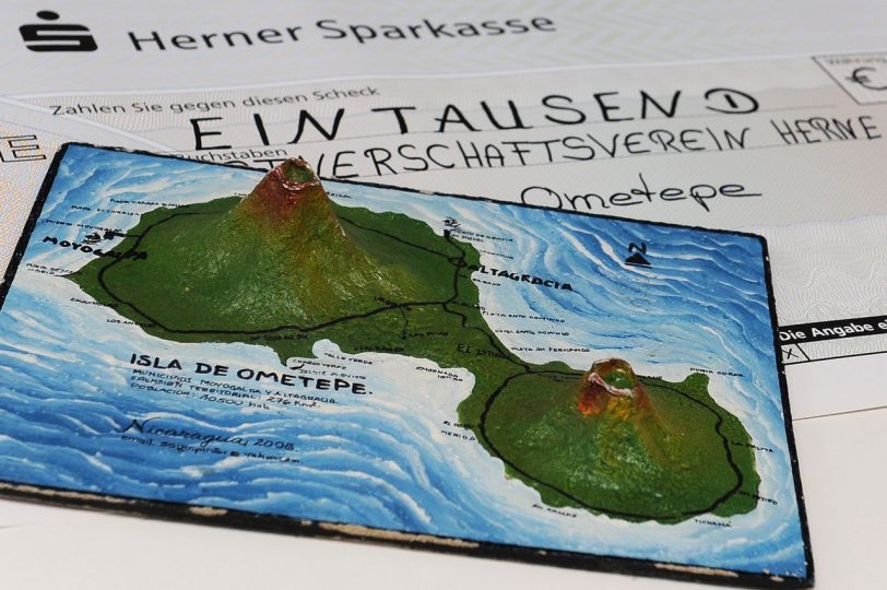 Spendenübergabe Entsorgung Herne an Projekt Sektion Ometepe
