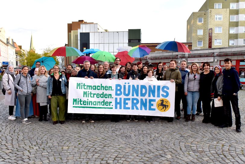 Demo des Bündnis Herne am 17.09.2019 auf dem Robert-Brauner-Platz