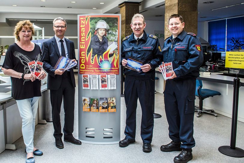 v.l. Ute Neinert, Dr. Frank Burbulla, Andreas Spahlinger, Arne Begrich,