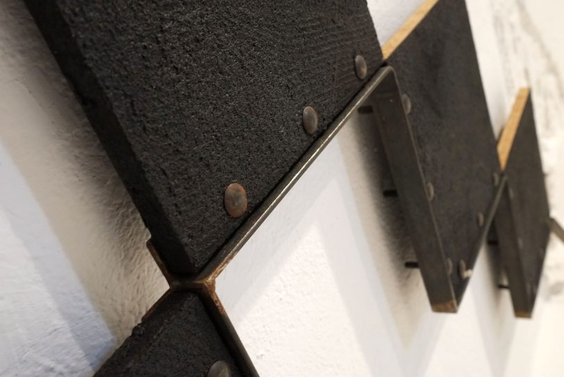 Werk aus der Ausstellung Helmut Bettenhause - innen - außen - unten.