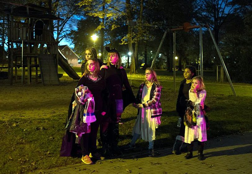 Halloween-Party im Wanner Stadtgarten.