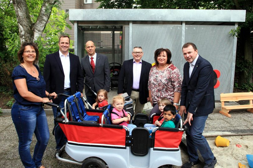 Förderer und Geförderte.