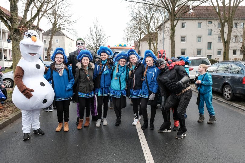 Impressionen vom Rosenmontagszug in Herne 2018.