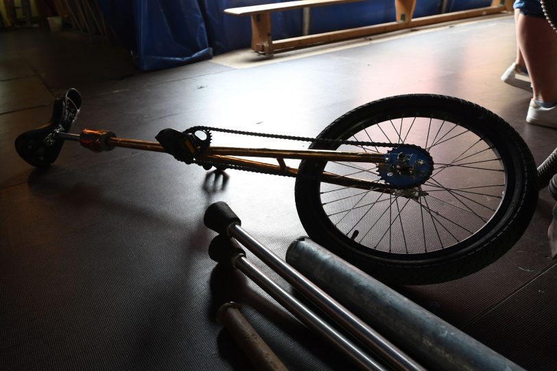 Putzaktion beim Circus Schnick Schnack