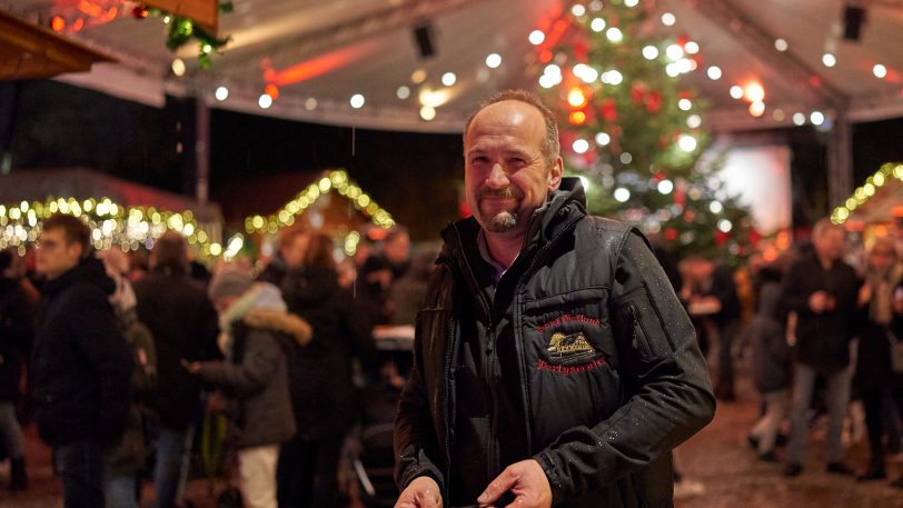 Markus Galland organisierte das Ganze mit den Landwirten der Region.