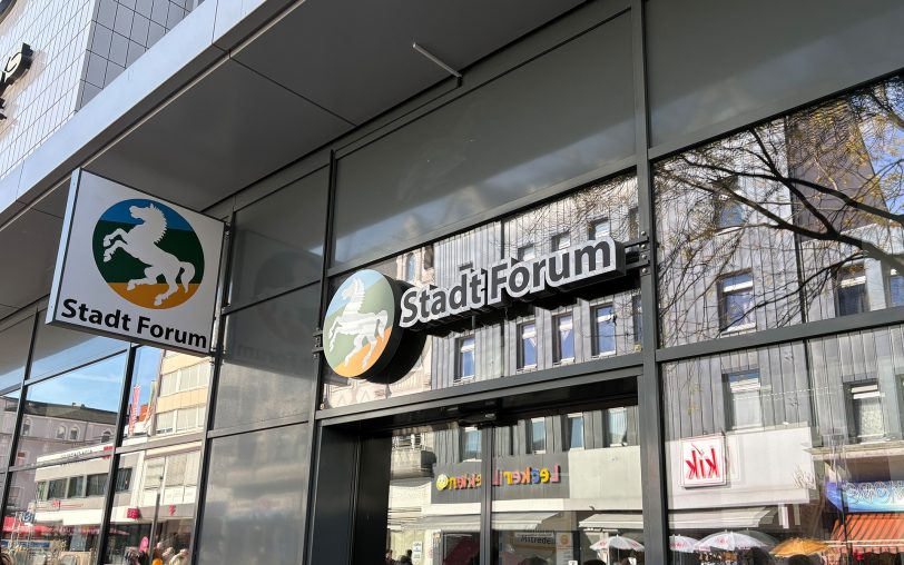 Das Stadt Forum an der Bahnhofstraße 65.