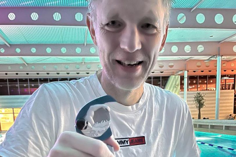 Dirk Kreß vom Tri Team Ruhrpott erzielte eine Gesamtzeit von 3:37 Stunden.